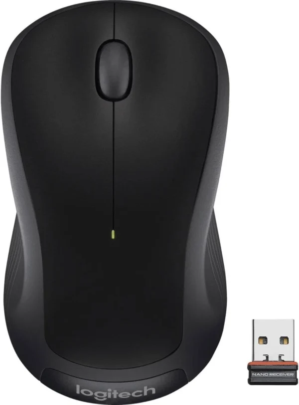 Logitech M310 Wireless Ambidextrous Optical Mouse with USB Receiver PC/MAC Black
